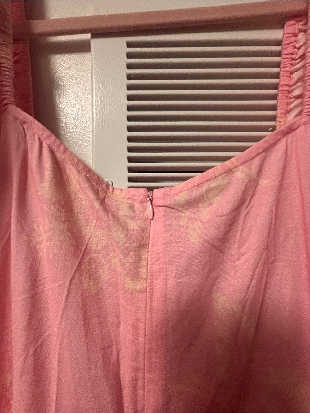 NWT Selkie Anthropologie The Romantics Pink Floral Luau Cotton Maxi Dress M - Picture 7 of 9